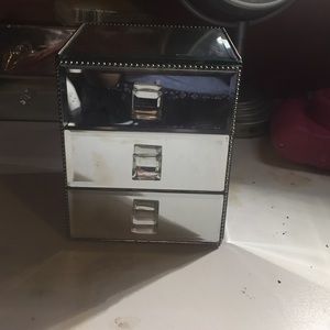 Small three compartment jewelry organizer