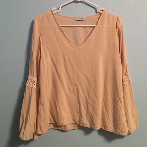 long sleeve crop top