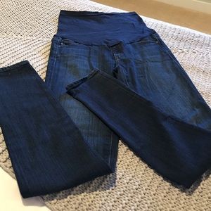 AG maternity skinny jeans, 25R