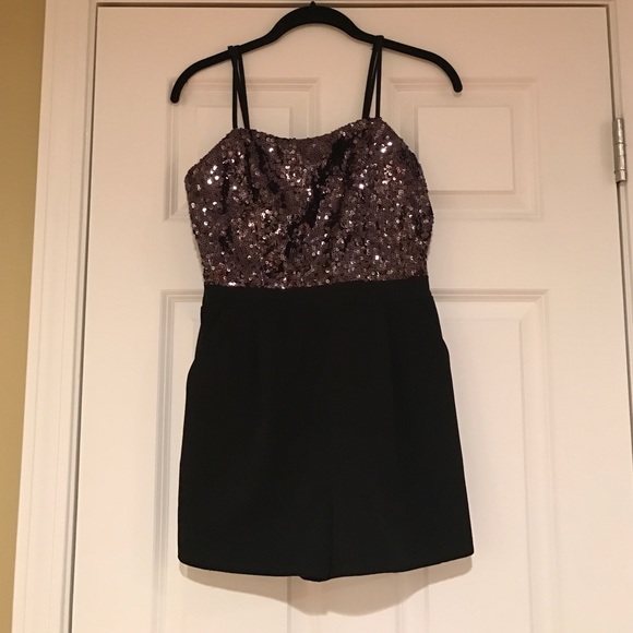 Forever 21 black romper