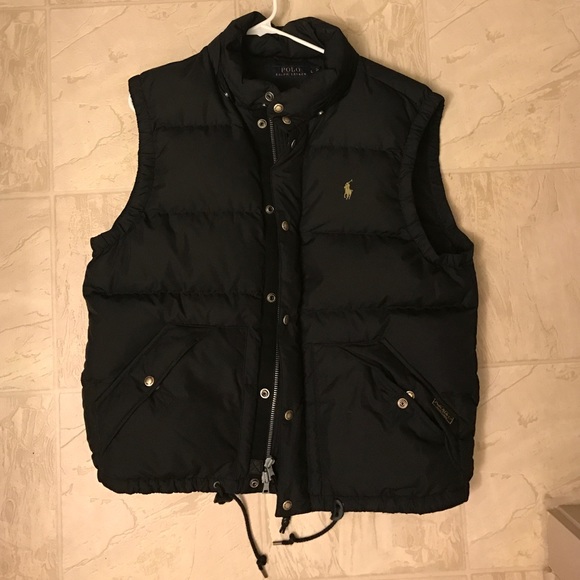 Men's Polo Down Zip Vest