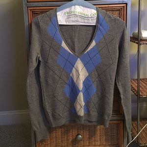 J.Crew Argyle Sweater