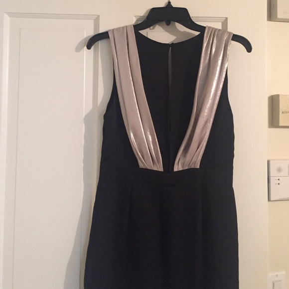 NWT Yoana Baraschi silver & black cocktail dress. - Picture 3 of 4