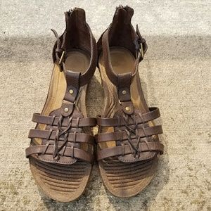 Brown sandals