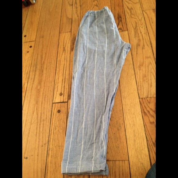 Blue and White striped pajamas - Picture 2 of 2