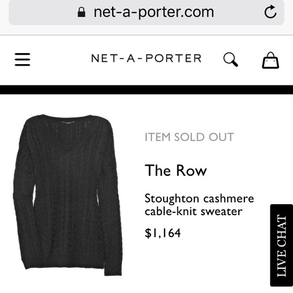 The Row-Stoughton sweater size M