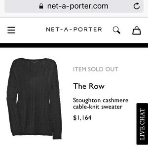 The Row-Stoughton sweater size M