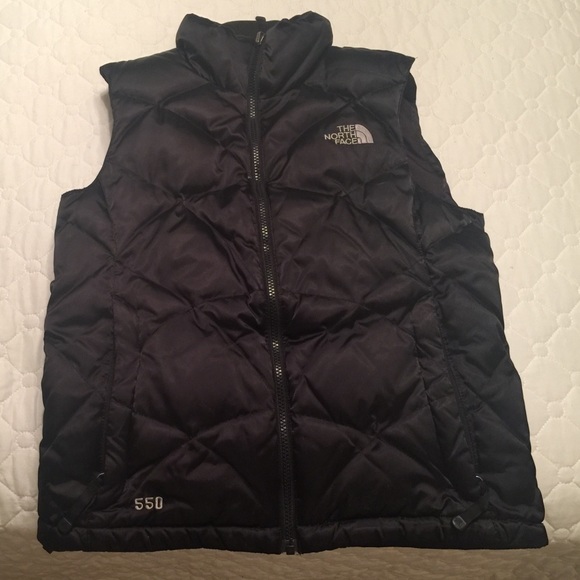 Women's Black Down North Face 550 Vest