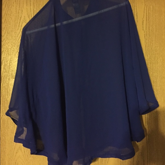 Forever 21 Batwing Sheer Top, Size M - Picture 2 of 2