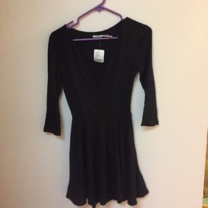 Kimchi Blue ballet wrap mini dress