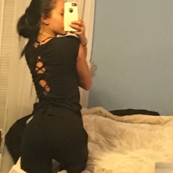 Dkny back lace up top - Picture 2 of 4