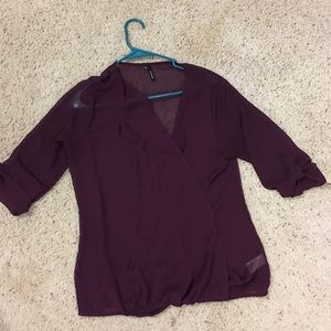 Maroon blouse