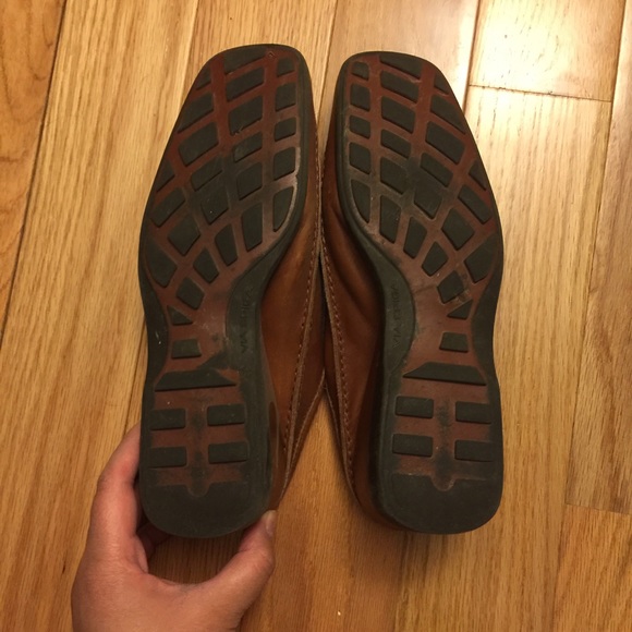 Via Spiga Cognac Slip On Wedges - Picture 4 of 4