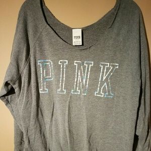 "Pink" slouchy sweater