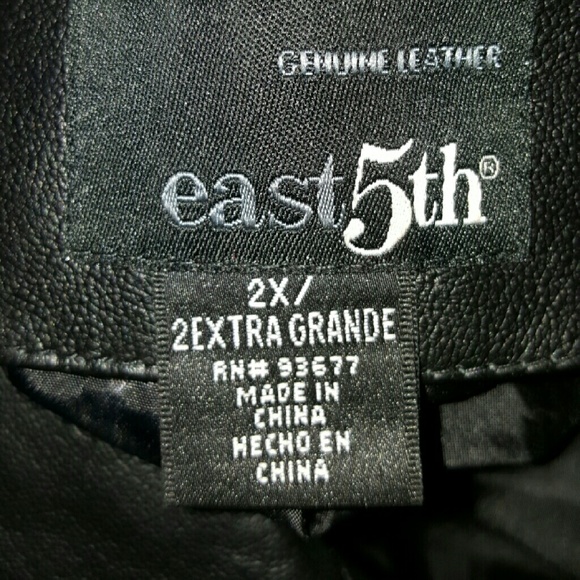 Easy5th genuine leather jacket - Picture 3 of 4