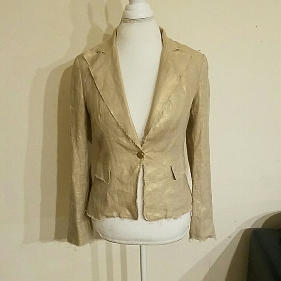 Gold fashionista blazer - Picture 3 of 4