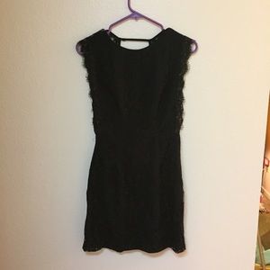 Kimchi Blue black lace dress.