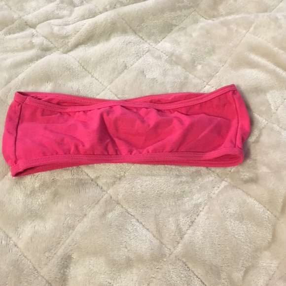 Coral gold sequined bandeau - Picture 3 of 4