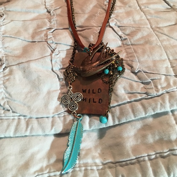 Handmade 💕SALE💕Copper/Turquoise Wild Child - Picture 4 of 4