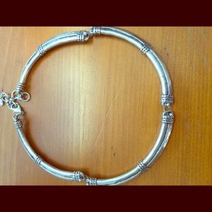 Lucky Brand Silver Banded Necklace