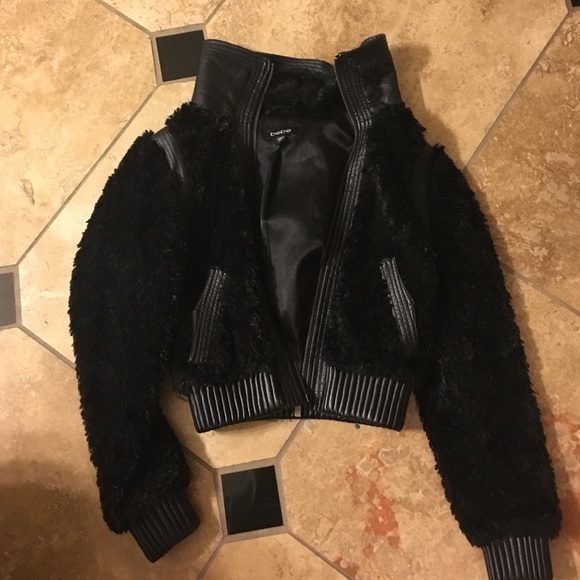 Bebe Faux Fur Jacket, XS