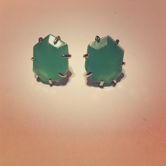 Chalcedony Kendra Scott Studs
