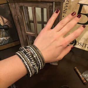 Buckle Leopard silver foe Diamond bangles