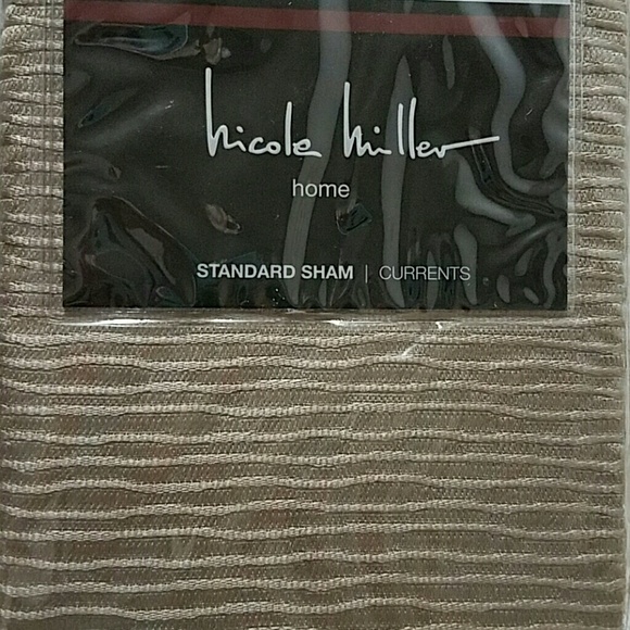 Nicole Miller Currents Driftwood Euro Sham