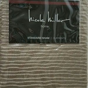 Nicole Miller Currents Driftwood Euro Sham