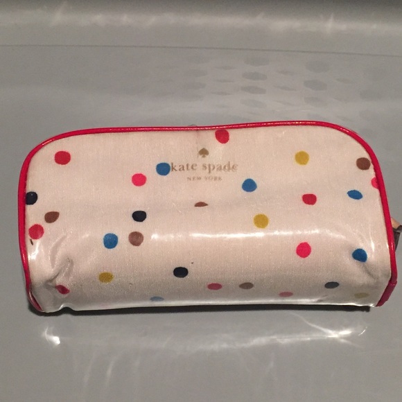 Kate Spade Cosmetics Case makeup polka for