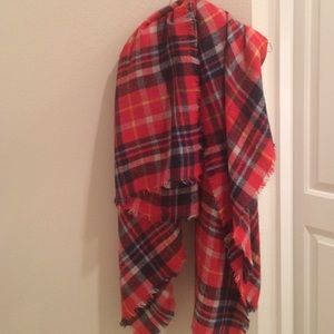 Aerie Flannel Blanket Scarf