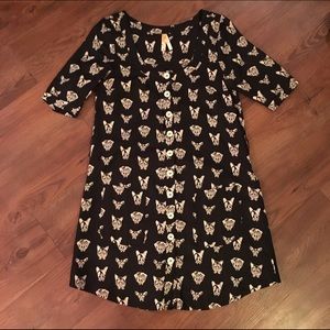 Anthropologie Maeve Cavorting Canines ShirtdressXS