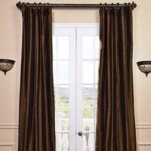 Curtains Choclate Brown- Like New-Gorgeous