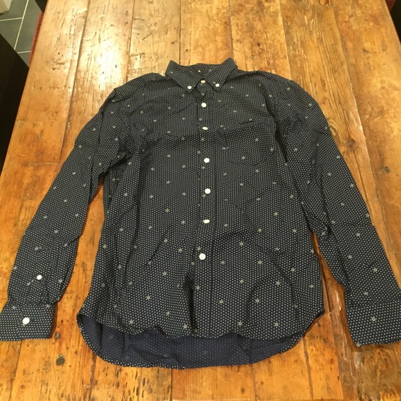 Old navy - dotted dress shirt - small