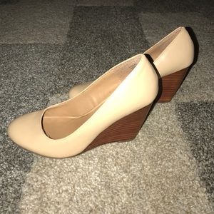 CLEARANCE Stacked Wedge Heel