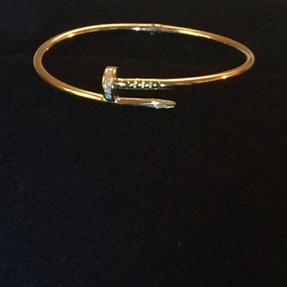 HOLIDAY SALE! Women's Gold Nail Screw Bracelet!