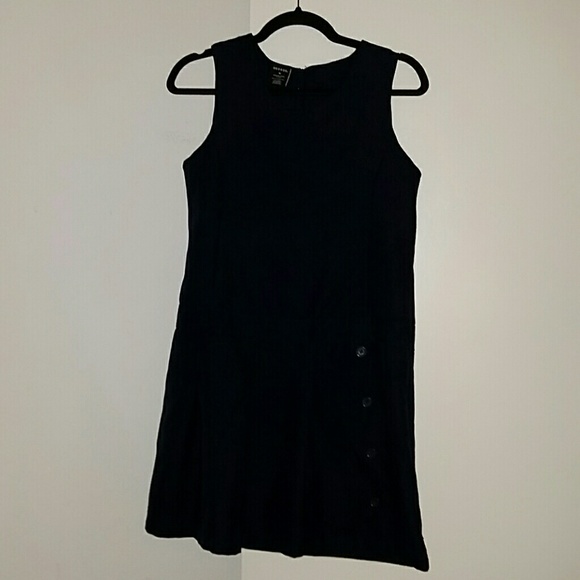 Girls navy blue uniform dress