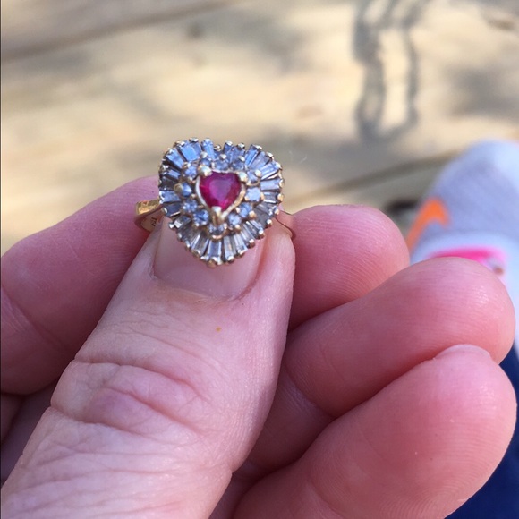 Ruby Diamond Ring - Picture 2 of 2