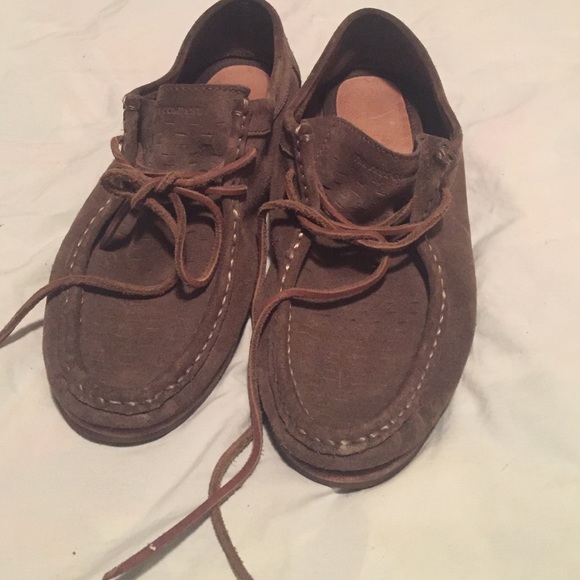 Frye leather moccasin type shoe