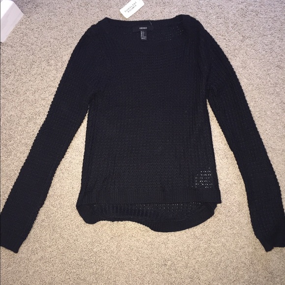 Black knit Forever 21 sweater