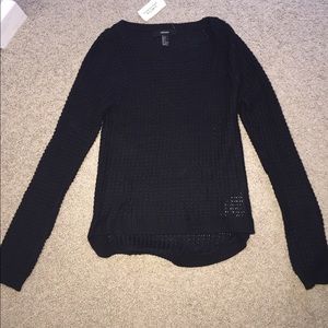 Black knit Forever 21 sweater