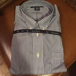 Brooks Brothers Striped Button Down, brand new