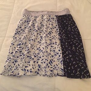Blue Anthropologie Skirt  Medium