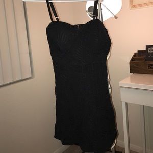 Black Lace Romper