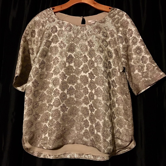 J CREW METALLIC SHIRT