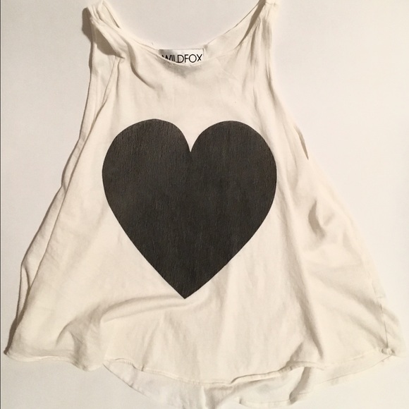 WILDFOX crop heart tank