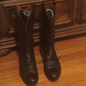 Nocona Cowboy Boots; Oxblood color; 10M