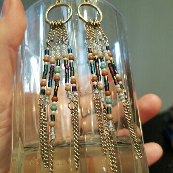 NWOT Bloomingdale's Aqua Brand Boho Earings