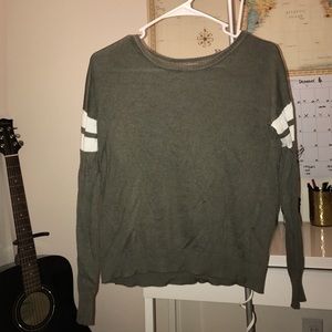 Green/White Sweater