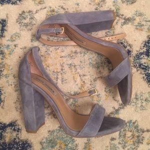 Blue suede Cardon sandal by Steve Madden 💙💙
